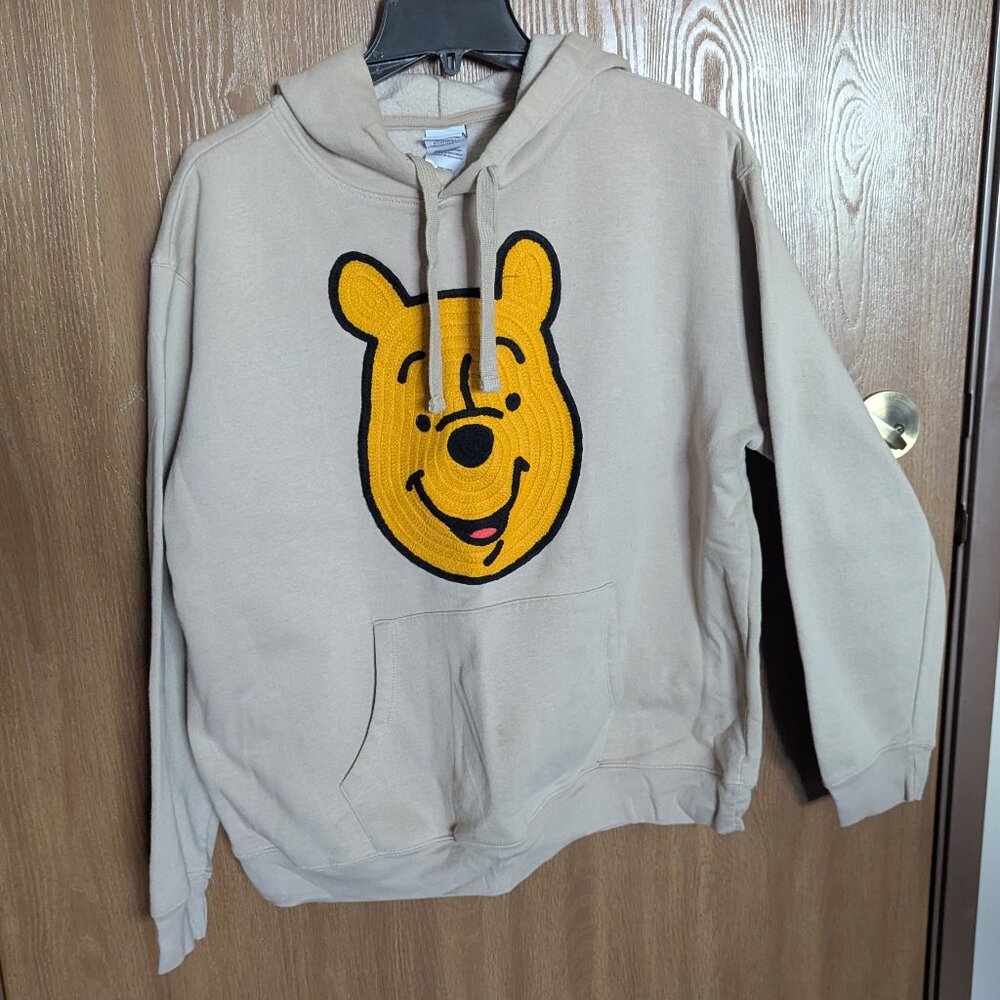 Winnie the Pooh Tan Sweatshirt Hoodie, XXL 2XL